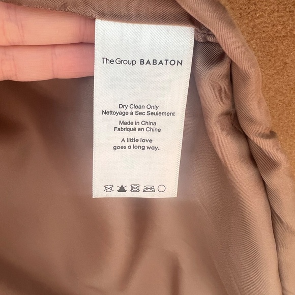 Wool coat: oversized hooded Babaton - Picture 4 of 8